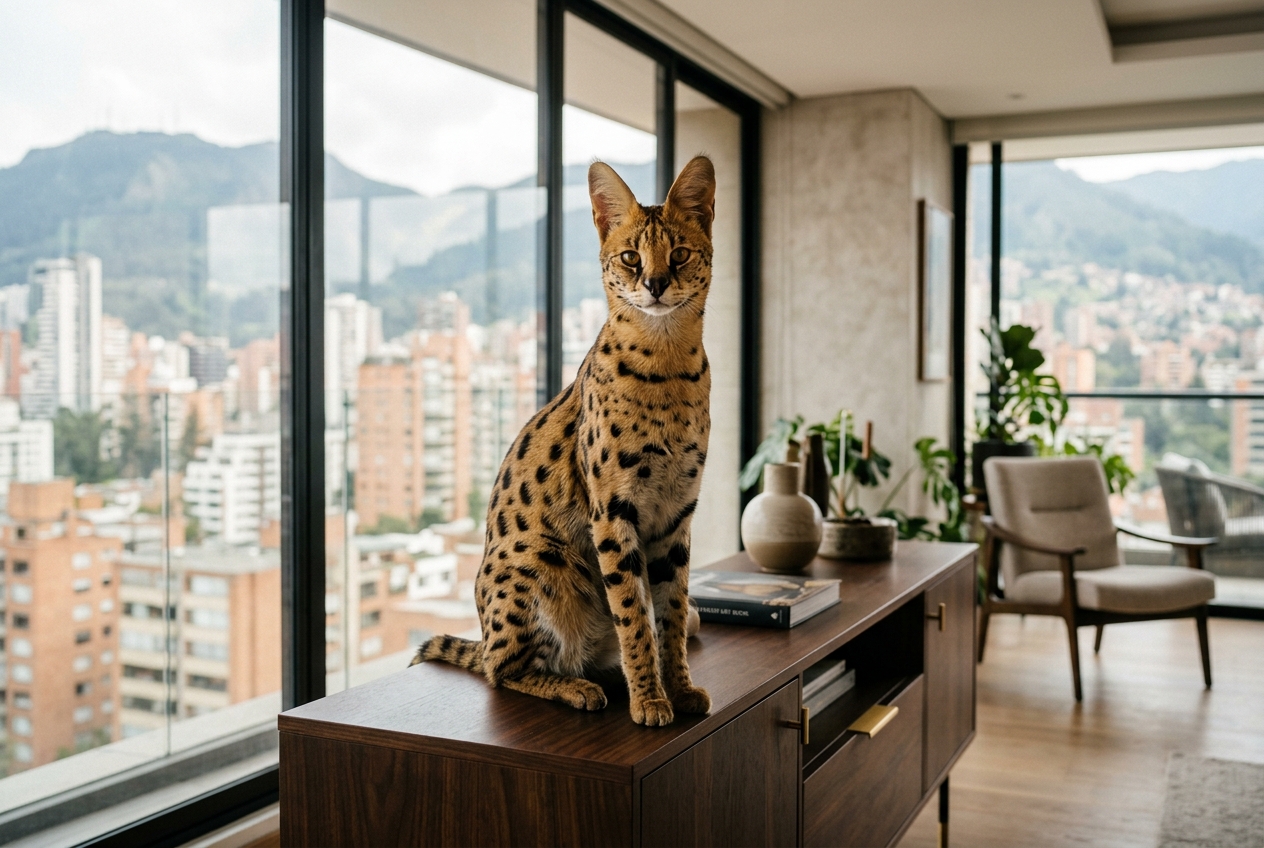 Comportamiento del Gato Savannah: Temperamento, Convivencia, Paseo con Arnés y ¿Es Peligroso? (Guía 2026)