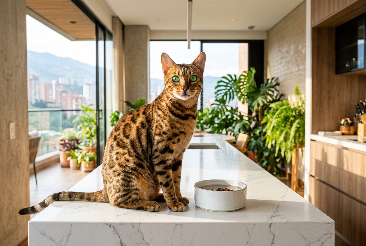 Dieta BARF y Alimentación Natural para Gato Bengalí en Colombia: Guía Veterinaria (2026)