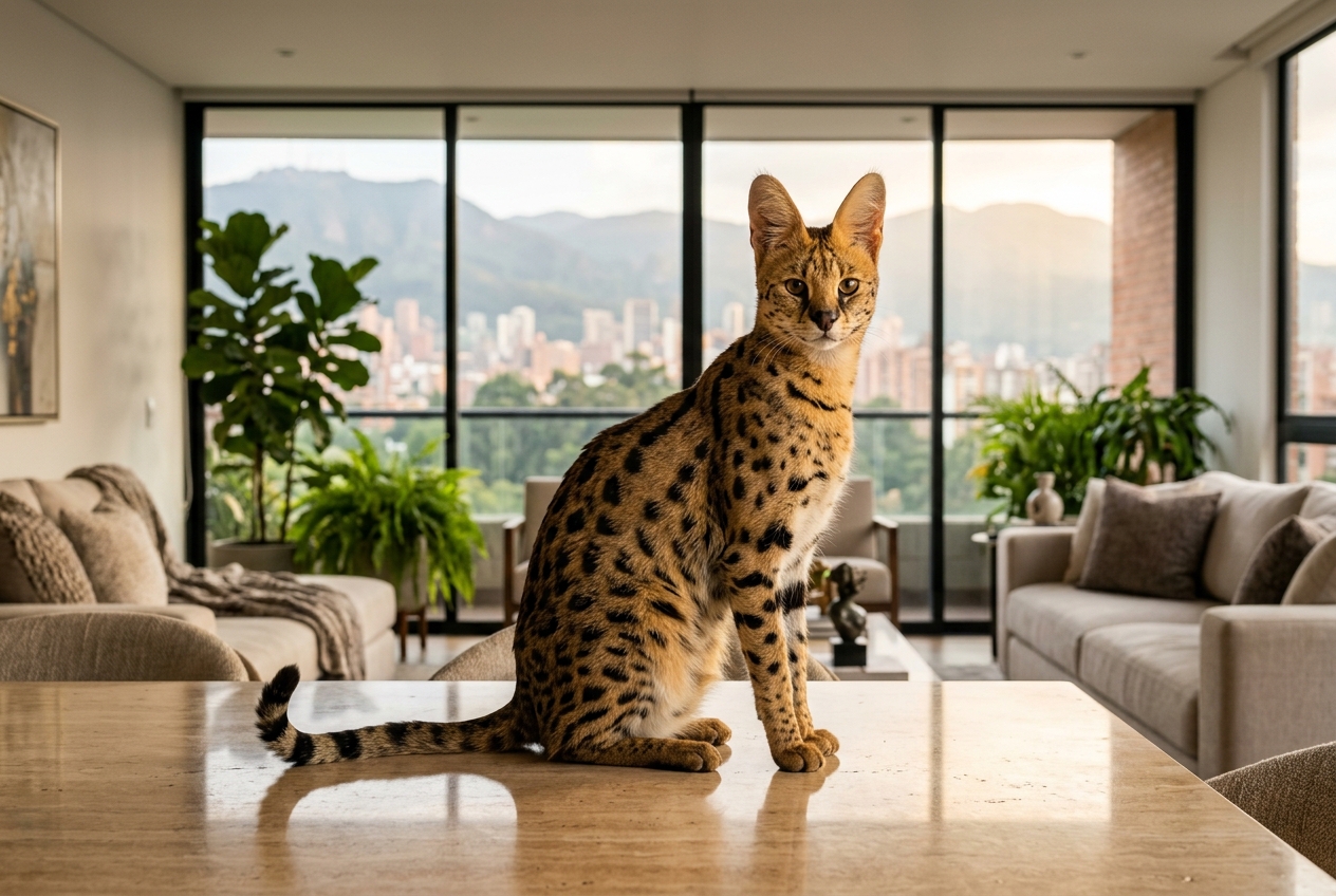 Gato Savannah F1, F2 a F5: Diferencias, Legalidad en Colombia, Temperamento y Cuidados (2026)