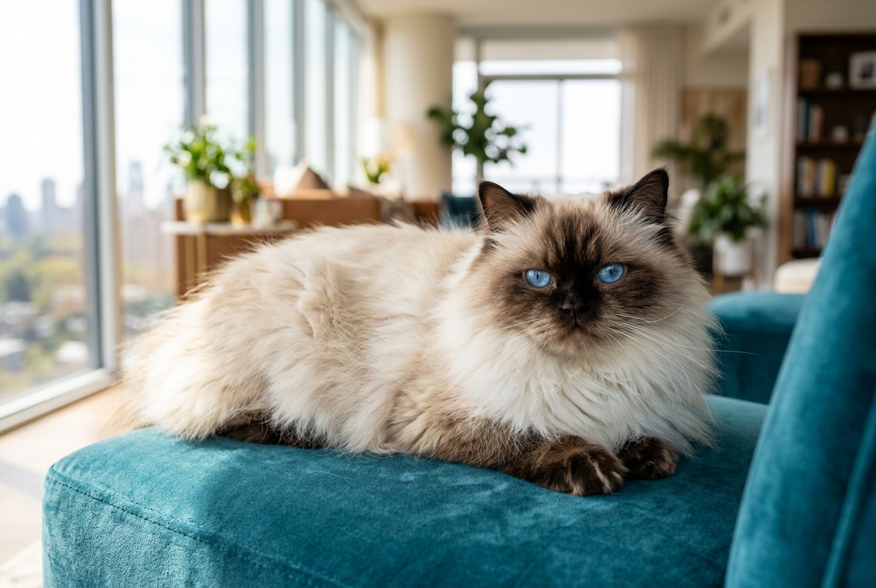 Guía de Temperamento, Comportamiento y Convivencia del Gato Persa Himalaya (2026)