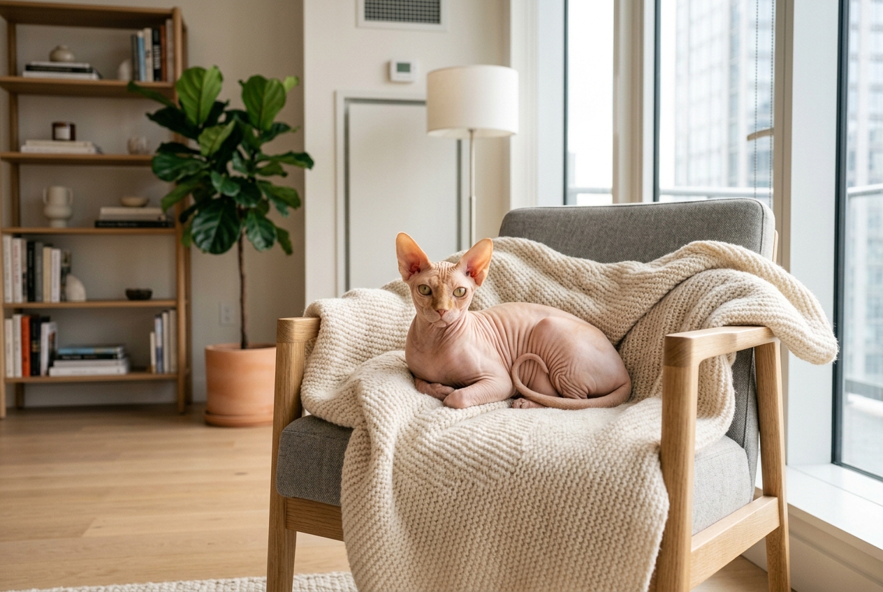 Guía de Temperamento, Comportamiento y Convivencia del Gato Sphynx (2026)