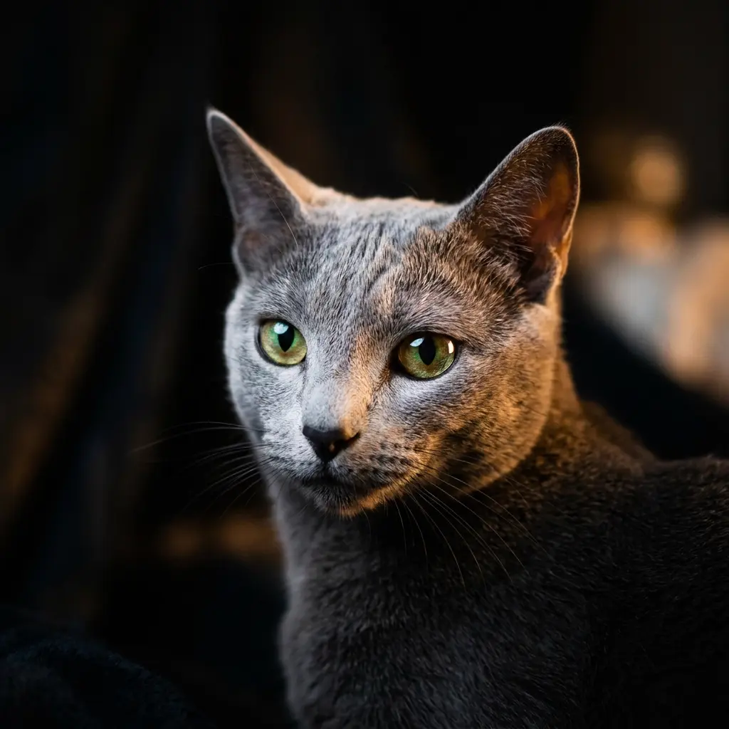 Gato de raza Azul Ruso - Criadero Gatos.com.co