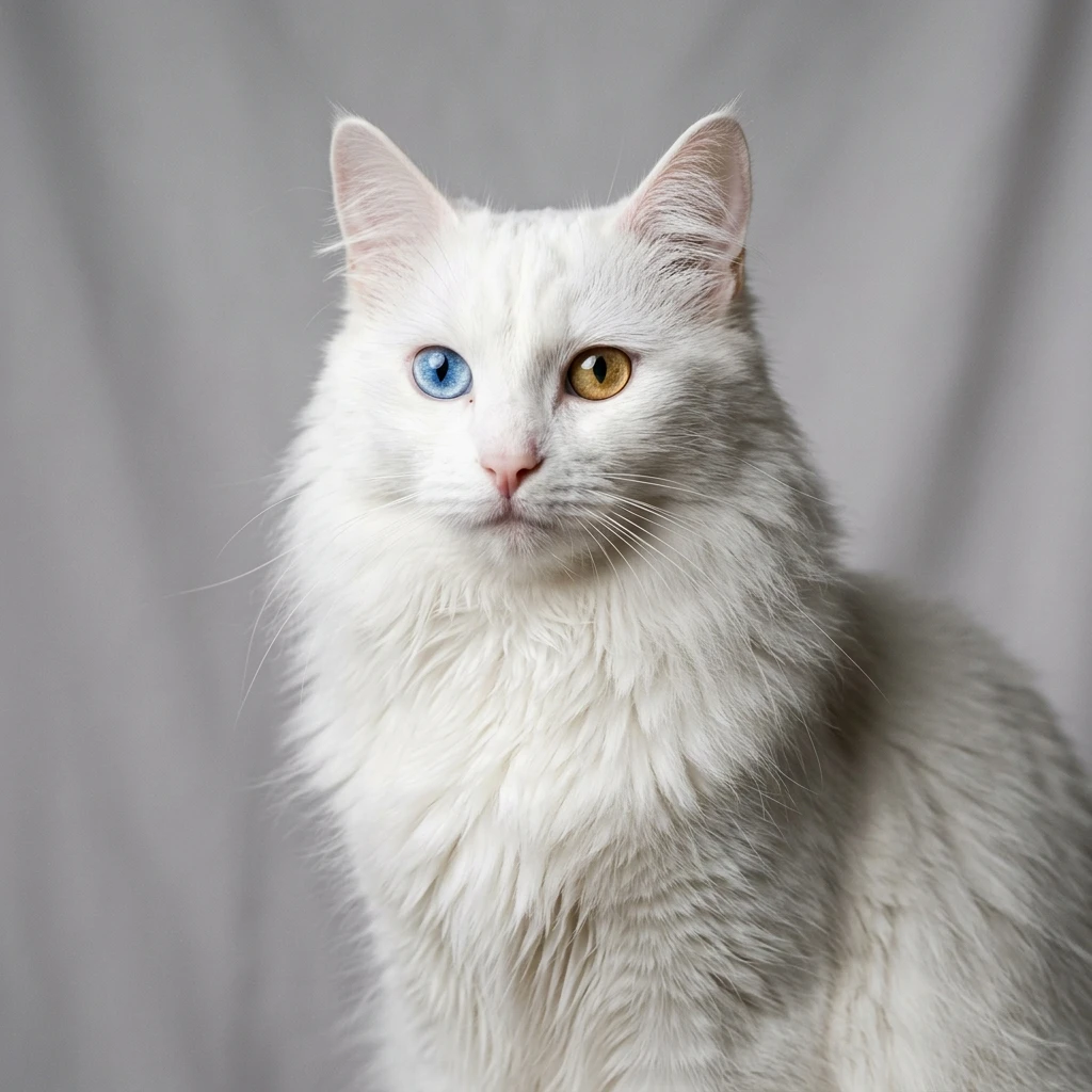 Gato de raza Angora Turco - Criadero Gatos.com.co
