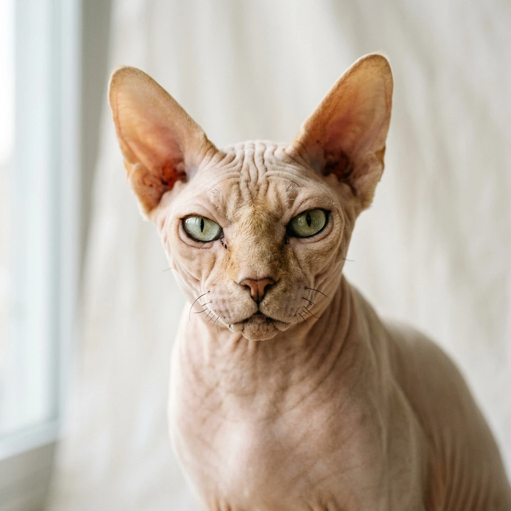 Gato de raza Sphynx (Esfinge) - Criadero Gatos.com.co